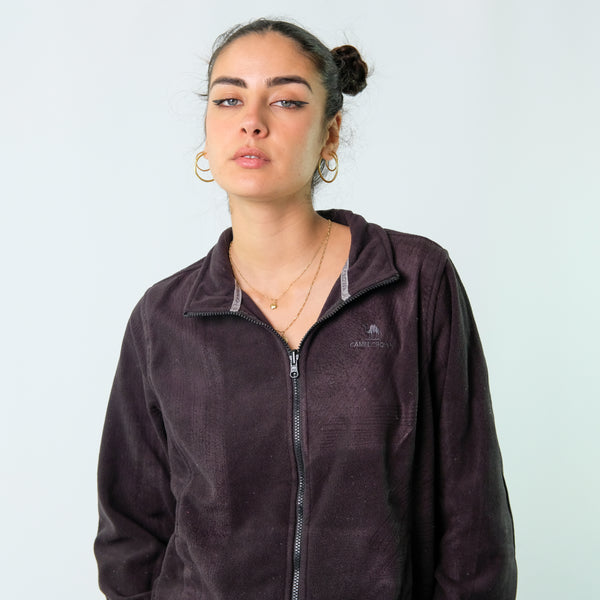 Black y2ks Camel Crown - Zip Up Fleece (M)